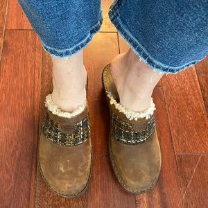 UGG Slide Clogs Sherpa Lined